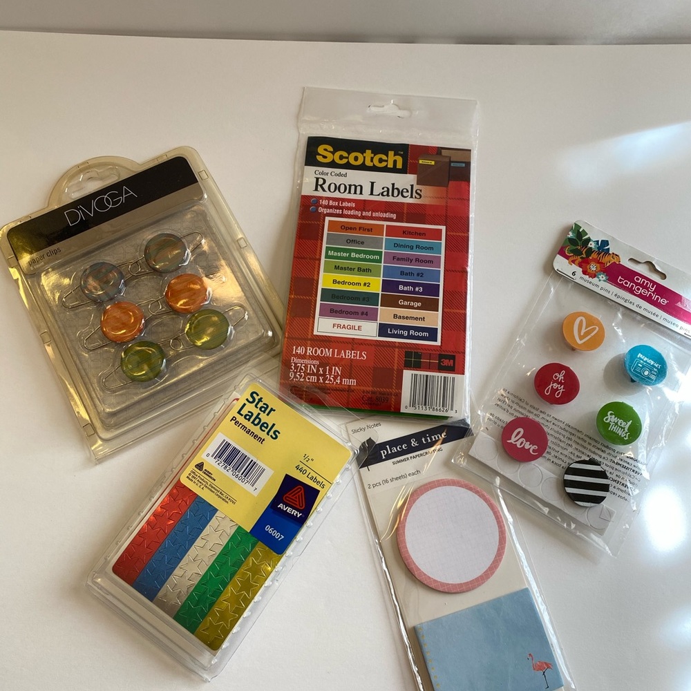 Multi office craft items.  All new and unopened.